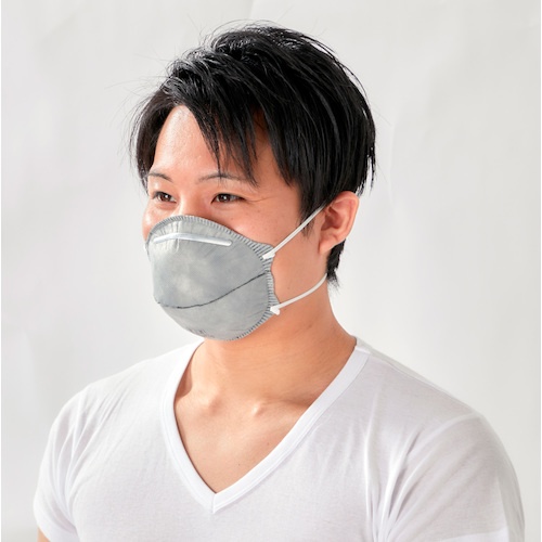 TRUSCO 使い捨て式防じんマスク DS2 活性炭入 (10枚入)【TR-3700B】