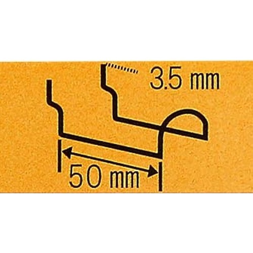 WAKI ボードフックダブル 50mmステン 2本入り【ANB-014】