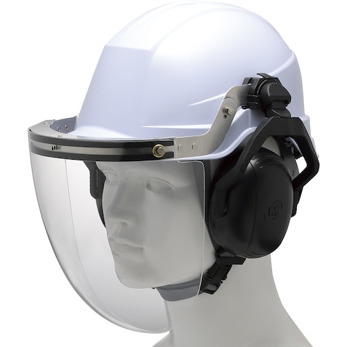 ヘルメット取付型防災面用パーツ MB-115H・125用 スペアシールド ※バンドは含みません【4012290300】