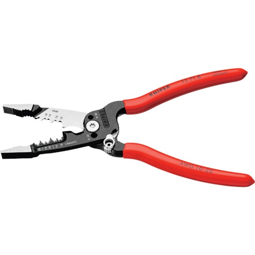 KNIPEX 電気技師用多機能ペンチ【1371-8】