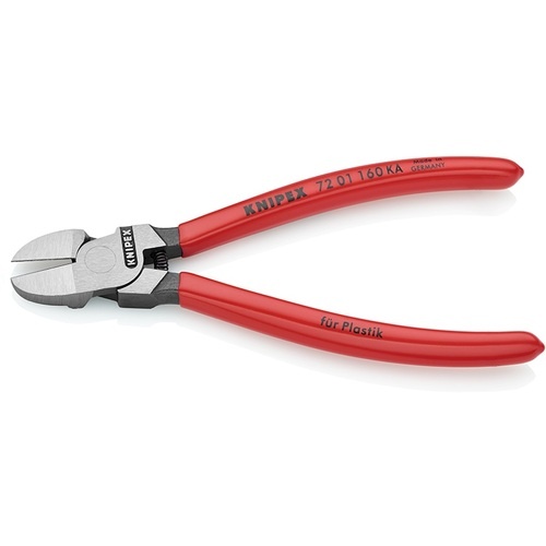 KNIPEX プラスチック用ニッパーラウンドヘッド 160mm【7201-160KA】