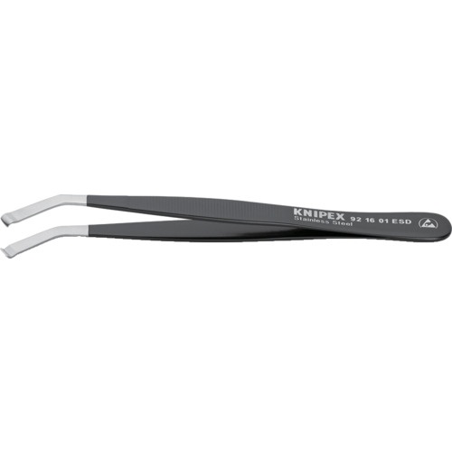 KNIPEX 精密ピンセット 120mm【9216-01ESD】