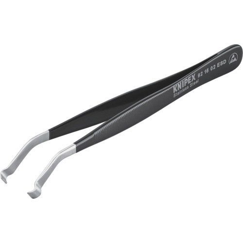 KNIPEX 精密ピンセット 120mm【9216-02ESD】