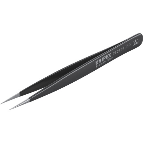 KNIPEX 汎用ピンセット 120mm【9221-01ESD】