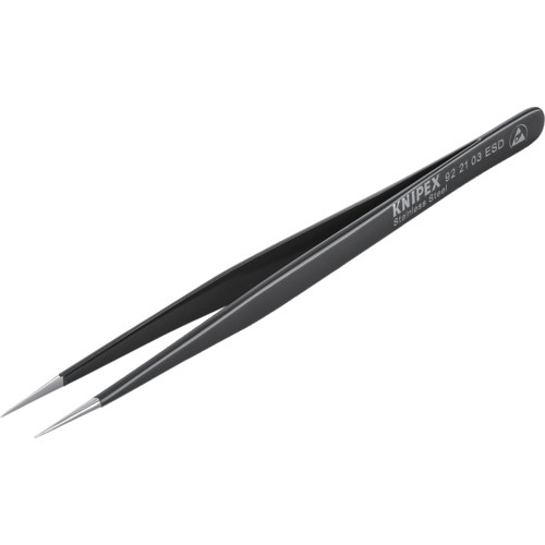 KNIPEX 汎用ピンセット 110mm【9221-03ESD】