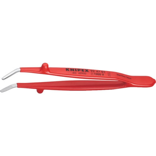 KNIPEX 絶縁汎用ピンセット 130MM【2683439】