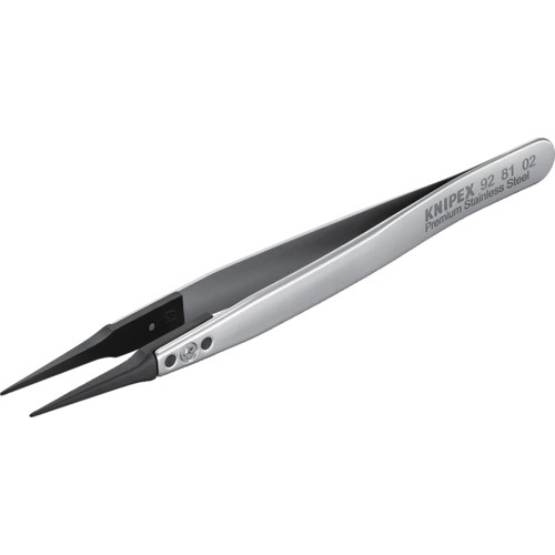 KNIPEX ESDチップ交換式ピンセット 130mm【2695889】