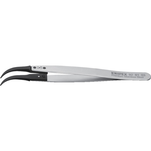 KNIPEX ESDチップ交換式ピンセット 130mm【2695917】