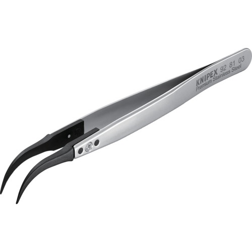 KNIPEX ESDチップ交換式ピンセット 130mm【2695917】