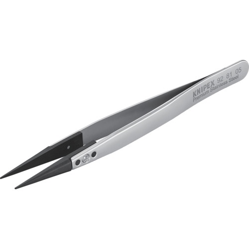 KNIPEX ESDチップ交換式ピンセット 130mm【2695978】