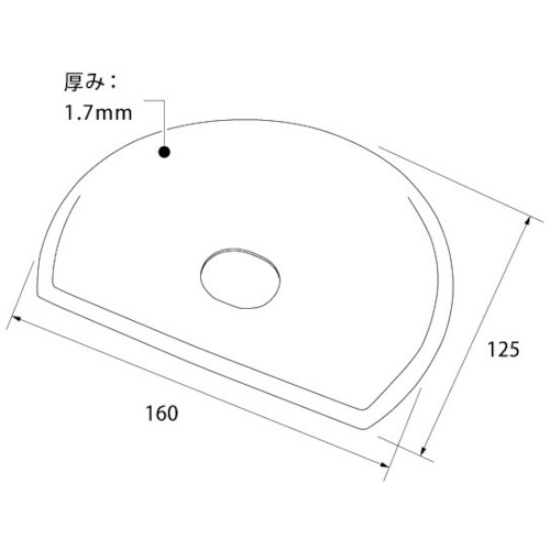 BURRTEC バーキンタX スクレーパー(穴あき円) 緑 BKXSP-WHCG【66220200】