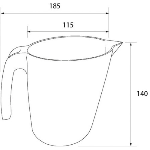 BURRTEC バーキンタX ウォータージャグ1L 黄 BKXWJ-1Y【66221300】