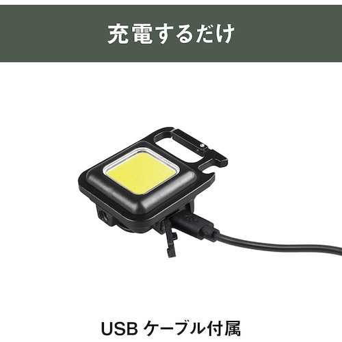 musashi 充電式マルチLEDライト 6W小型【COB-WL001】