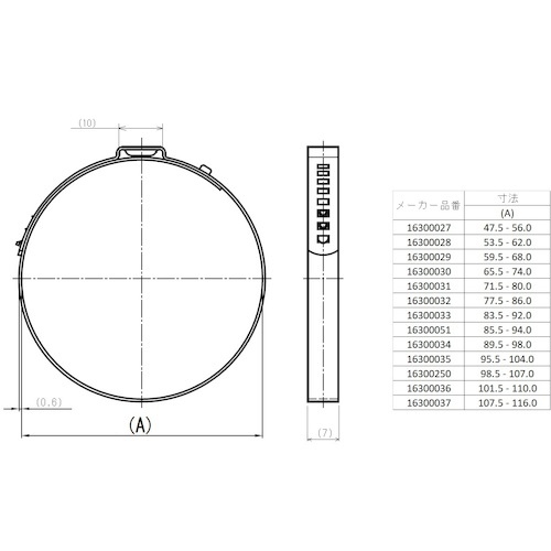 Oetiker PG163 アジャスタブルクランプ φ77.5 - 86.0mm【16300032】
