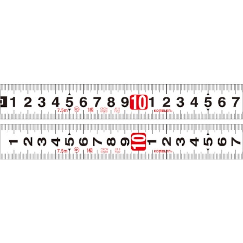 KOMELON マグジャケットクロムホルダー付き 7.5M 爪巾25M【KMC-31CML-7.5-25】
