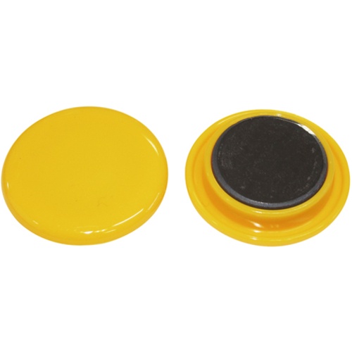 mitsuya カラーマグネット40mm 黄10個【BX3-CM40YL】
