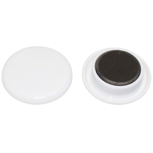 mitsuya カラーマグネット30mm 白10個【BX2-CM30WH】