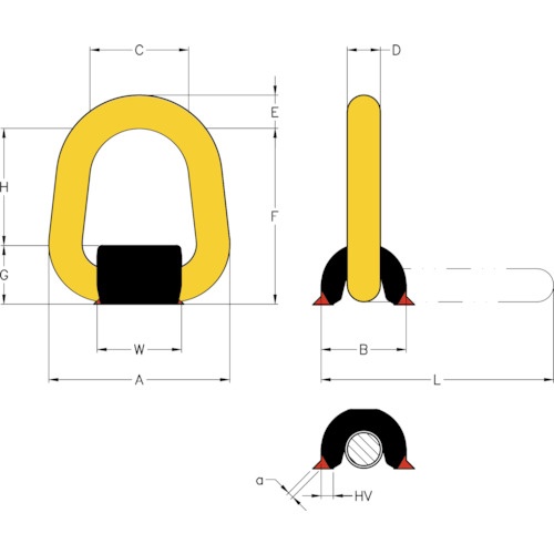 YOKE 溶接用ポイント 8t【8-057-8T】
