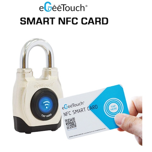 JSBTECH eGeeTouchNFC スマートカード & NFC スマートキーホルダー 2枚セット【5-NFC-2002CF】