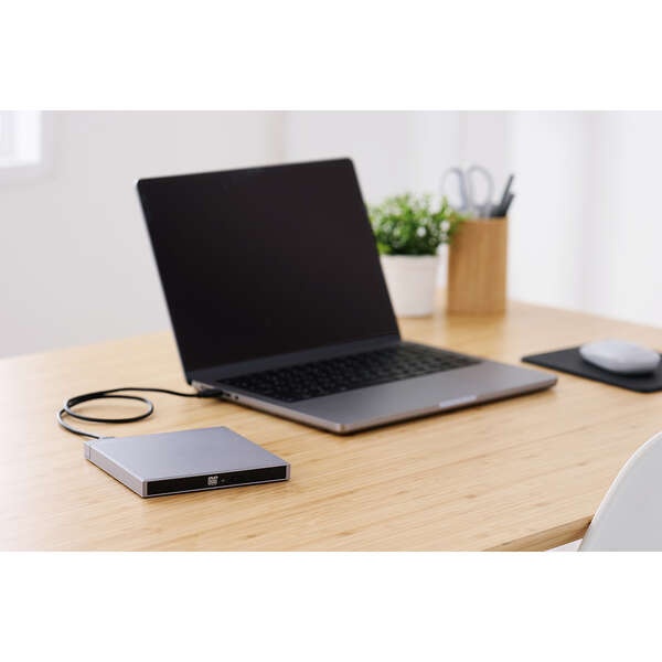 USB Type-C対応ポータブルDVDドライブ for Mac【LDR-PWA8CU3MGY】