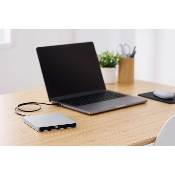 USB Type-C対応ポータブルDVDドライブ for Mac【LDR-PWA8CU3MSV】