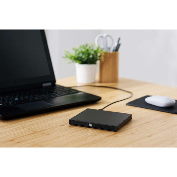 USB Type-C対応ポータブルDVD【LDR-PXA8CU2VBK】