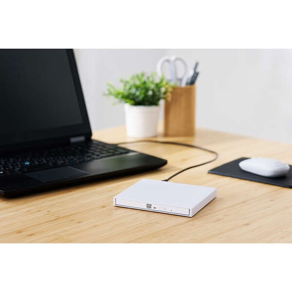 USB Type-C対応ポータブルDVD【LDR-PXA8CU2VWH】