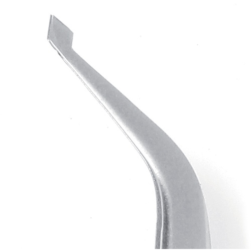 idealtek 耐酸耐磁ステンレスSMDピンセット 115mm 45°先曲先端溝付きタイプ【SM111-SA-1-IT】
