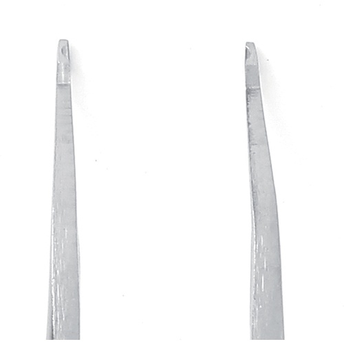 idealtek 耐酸耐磁ステンレスSMDピンセット 115mm 45°先曲先端溝付きタイプ【SM111-SA-1-IT】