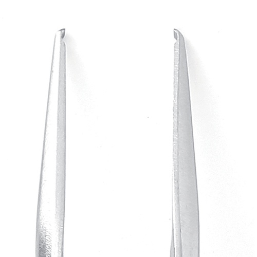 idealtek 耐酸耐磁ステンレスSMDピンセット 115mm 30°先曲先端溝付きタイプ【SM115-SA-1-IT】