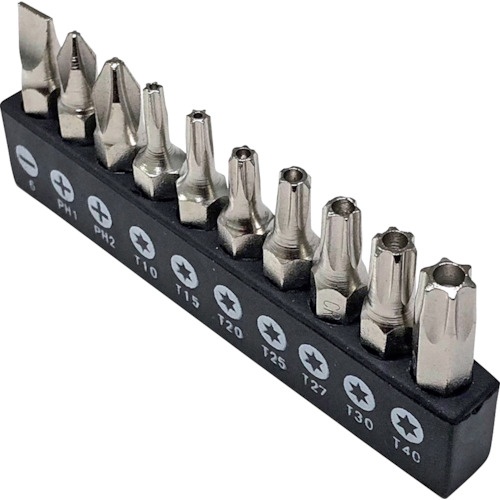 ベストツール BEST 10pcs.ドライバー&トルクスねじ用ビット【BDP-10DT】