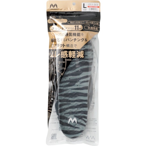 MARUGO マンダムインソール#102 ブラックタイガー M【MDMINSOL102-BKTG-M】