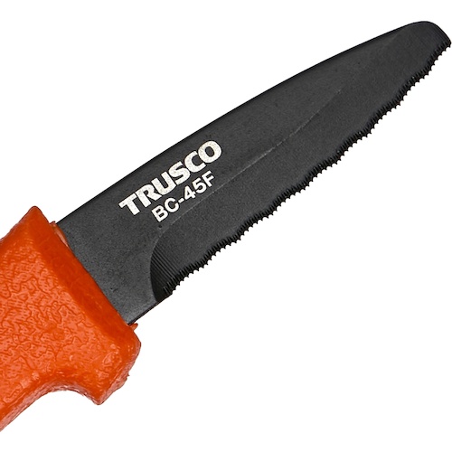 TRUSCO 段ボールカッター かまいたち ブレードフッ素コーティング 刃長45MM【BC-45F】