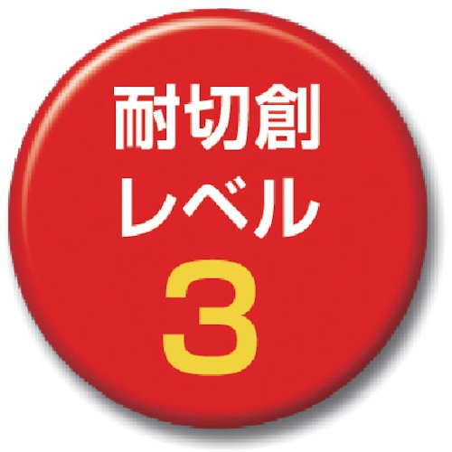 TRUSCO 低発塵耐切創インナー手袋L(左右兼用・10枚入)【DPM-925L-K】