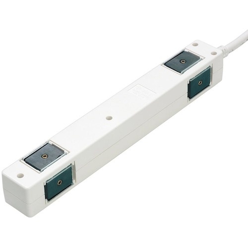 YAZAWA 3Pマグネットタップ6個口2m白【Y02JKP602WH】