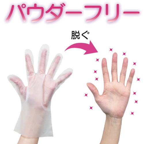 竹虎 使い捨て手袋 ピレンワイプフィット S 100枚入【82002】