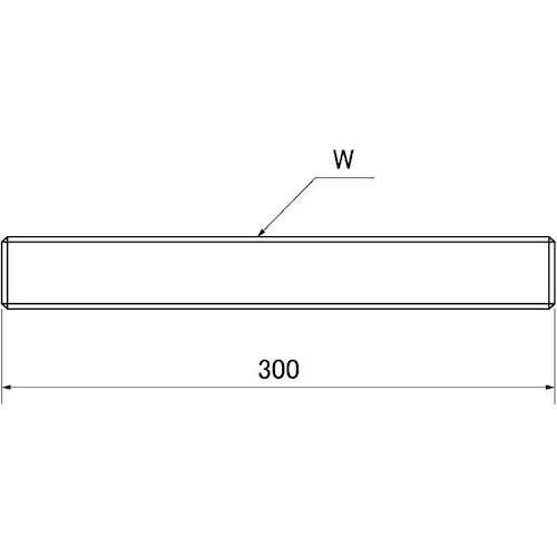 SUNCO ECO-BS寸切 W5/8X300 (1本入)【C1-01-00C2-8050-0000-00】