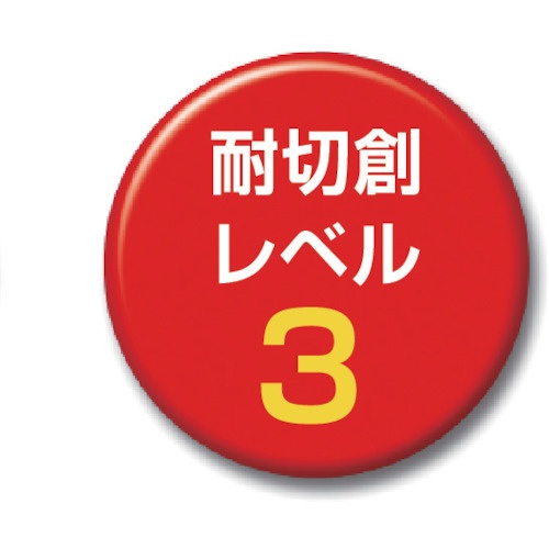 TRUSCO 耐切創アラミド手袋15ゲージ 薄手タイプ Mサイズ(10枚入)【DPM900-M-K】