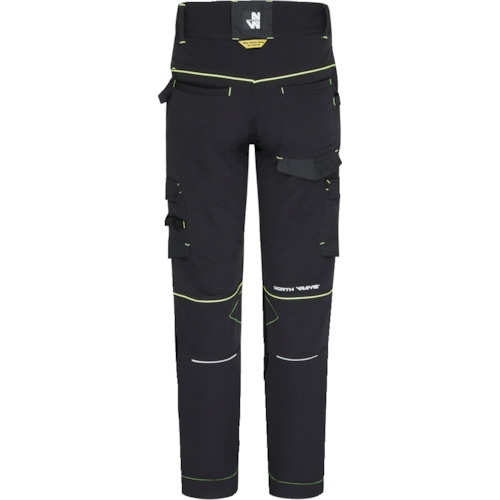 NORTHWAYS ワークパンツ サーシャ ブラック Sサイズ【1388-BL-S】