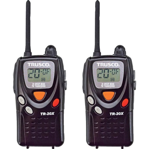 TRUSCO 特定小電力トランシーバー 2台セット【TR-20X】