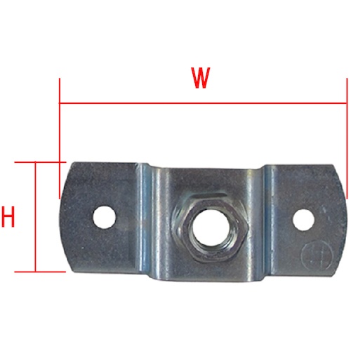 ネジ込みT足 (木下地) (W)72x(H)24mm【10177026】