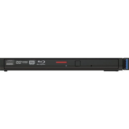 BUFFALO USB3.2(Gen1)対応 ポータブルBDドライブ 書込ソフト添付 ブラック【BRXL-PTV6U3-BKB】
