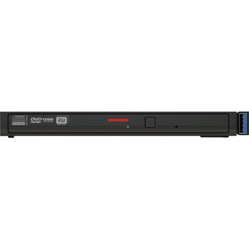 BUFFALO USB3.2(Gen1)対応 ポータブルDVDドライブ 書込ソフト添付 ブラック【DVSM-PTV8U3-BKB】