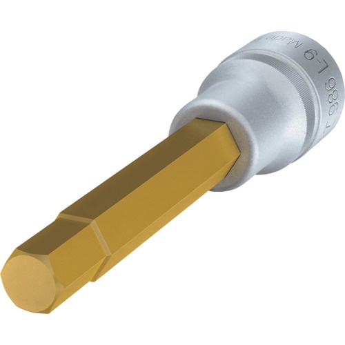 HAZET ロングヘキサゴンソケット(差込角12.7mm)【986L-9】
