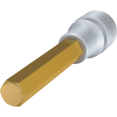 HAZET ロングヘキサゴンソケット(差込角12.7mm)【986L-11】