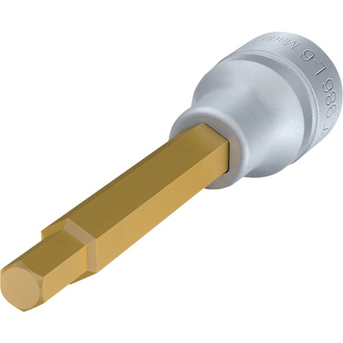 HAZET ロングヘキサゴンソケット(差込角12.7mm)【986L-6】