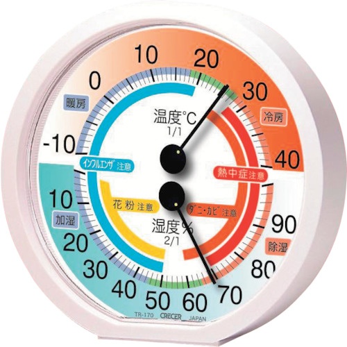 CRECER 温湿度計【TR-170W】