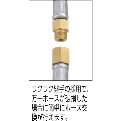 TRIENS 耐火花性ソフトホースリール 内径8.0mm×10m【SHS-310SB】