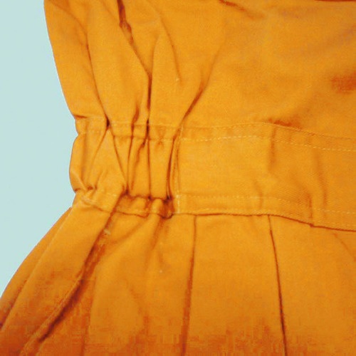 カジメイク T/C長袖つなぎ服 オレンジ 3L【6609-25-3L】