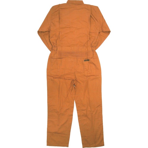 カジメイク T/C長袖つなぎ服 オレンジ 4L【6609-25-4L】